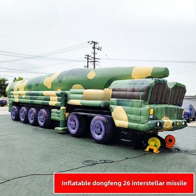 Dongfeng 26 Hỏa tiễn Xe hơi bơm Jungle Big Flower 1/1 Sản phẩm tùy chỉnh Áo Oxford