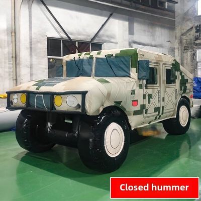 Không gian giả mô hình huấn luyện chiến trường quy mô lớn Mô hình mục tiêu mô hình tập thể dục ngoài trời mô hình của chiến binh xe Hummer xe không khí khép kín sa mạc ngụy trang không khí khép kín bơm không khí đặc biệt 800W