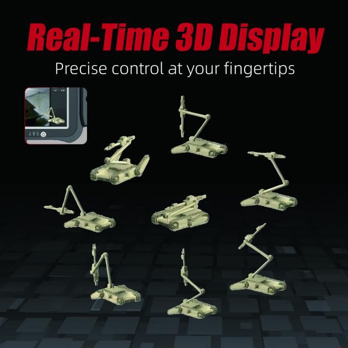 Robot EOD trung bình với cánh tay phối hợp X-Y-Z để xử lý chính xác 2